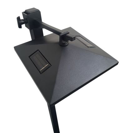 LED Solcellslampa utomhus 3-i-1 LED/1,2V 200 mAh IP44 svart