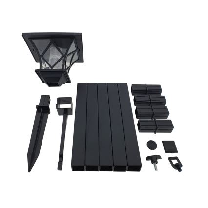 LED Solcellslampa utomhus 3-i-1 LED/1,2V 200 mAh IP44 svart