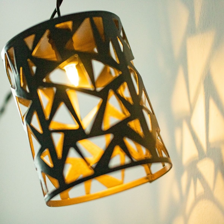 LED Solcellsljusslinga 10xE12/3,65m 600 mAh IP44 varmvit