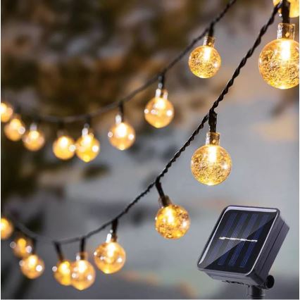 LED solcellsljusslinga 6,9m 50xLED/1,2V