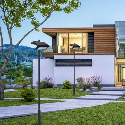 LED solcellsspot med rörelsesensor och skymningssensor EPAD LED/10W/3000 mAh 7,4V 4000K IP65