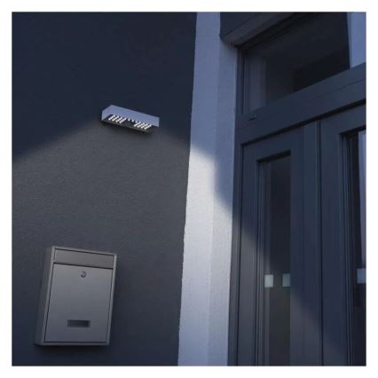 LED solcellsspot med rörelsesensor LED/3,7V 3000mAh 4000K IP65 vit