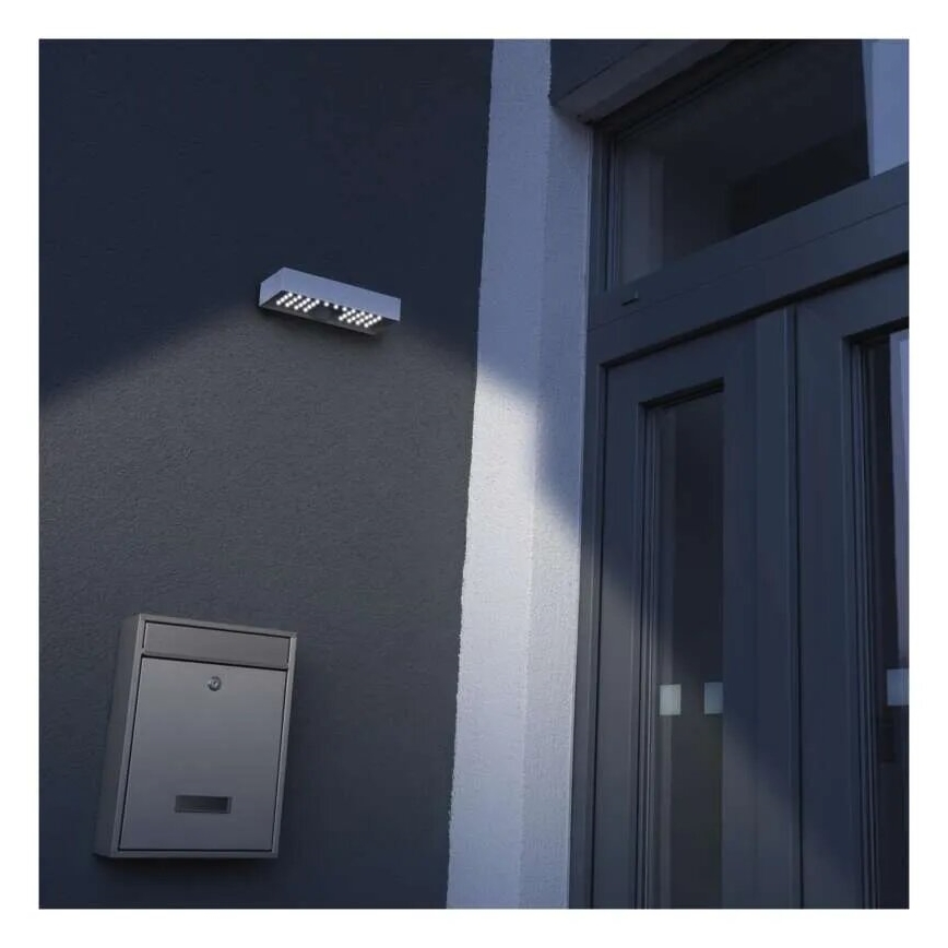 LED solcellsspot med rörelsesensor LED/3,7V 3000mAh 4000K IP65 vit