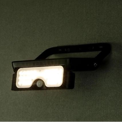 LED solcellsspot med sensor LED/5W/3,7V IP65 4000K 3000 mAh