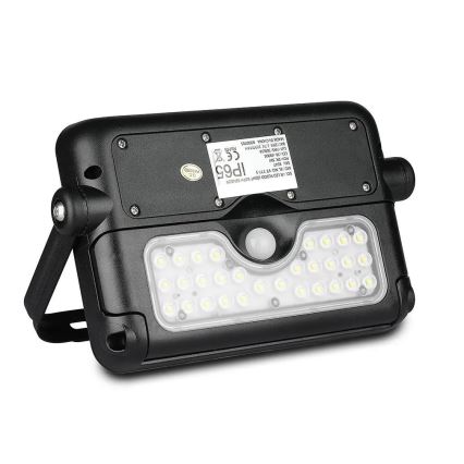 LED solcellsspot med sensor LED/5W/3,7V IP65 4000K 3000 mAh