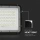 LED Utomhus ljusreglerad solcell reflektor LED/10W/3,2V IP65 4000K svart + fjärrkontroll