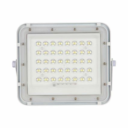 LED Utomhus ljusreglerad solcell strålkastare LED/10W/3,2V IP65 6400K 6000 mAh vit + fjärrkontroll