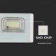 LED Solcellstrålkastare utomhus LED/12W/3,2V IP65 6400K + fjärrkontroll