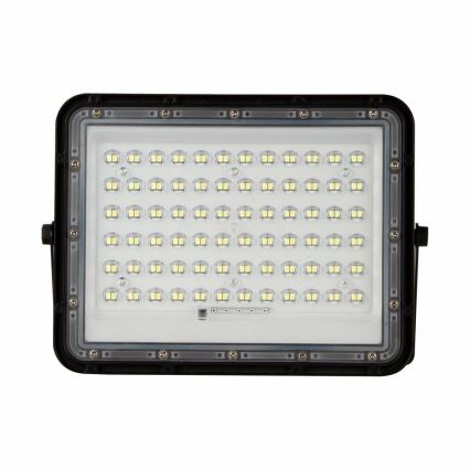 LED Utomhus ljusreglerad solcell strålkastare LED/15W/3,2V IP65 4000K 12000 mAh svart + fjärrkontroll
