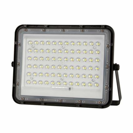 LED Utomhus ljusreglerad solcell strålkastare LED/15W/3,2V IP65 4000K 12000 mAh svart + fjärrkontroll