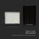 LED Utomhus ljusreglerad solcell strålkastare LED/15W/3,2V IP65 4000K svart + fjärrkontroll