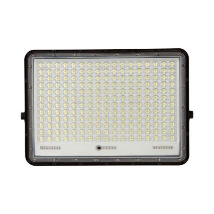 LED Solcellstrålkastare utomhus LED/30W/3,2V 4000K svart IP65 + fjärrkontroll