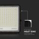 LED Solcellstrålkastare utomhus LED/30W/3,2V 4000K svart IP65 + fjärrkontroll