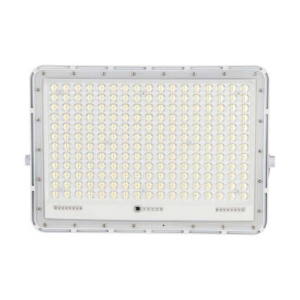 LED Solcellstrålkastare utomhus LED/30W/3,2V 4000K vit IP65 + fjärrkontroll