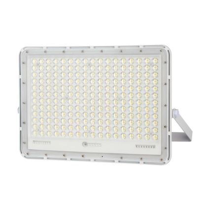 LED Solcellstrålkastare utomhus LED/30W/3,2V 4000K vit IP65 + fjärrkontroll