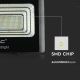 LED Solcellstrålkastare utomhus LED/40W/10V IP65 6000K + fjärrkontroll