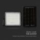 LED Utomhus ljusreglerad solcell strålkastare LED/6W/3,2V IP65 4000K svart + fjärrkontroll