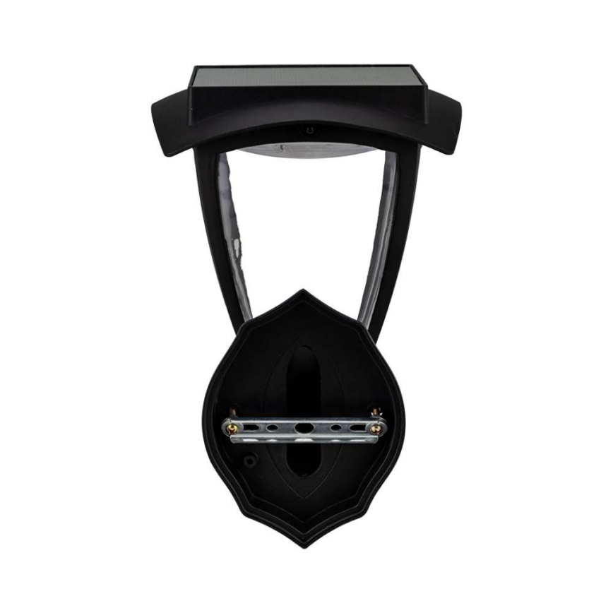 LED solcellsvägglampa LED/2W/3,7V 3000/6000K IP65 2200 mAh svart