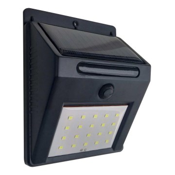 LED Solcellsvägglampa LED/3W/3,7V 1200 mAh IP44