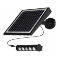 LED solcellsvägglampa med rörelse- och skymningssensor LED/8W/3,7V 4000 mAh 4000K IP65