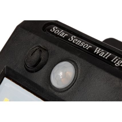 LED-solcellsvägglampa med sensor LED/0,55W/3,7V 1200 mAh IP65