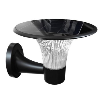 LED solcellsvägglampa med sensor LED/15W/3,2V 4000K/6000K IP65 6000 mAh