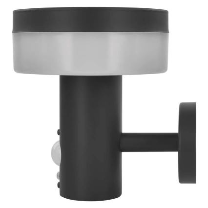 LED solcellsvägglampa med sensor LED/2W/3,7V 1200 mAh IP44