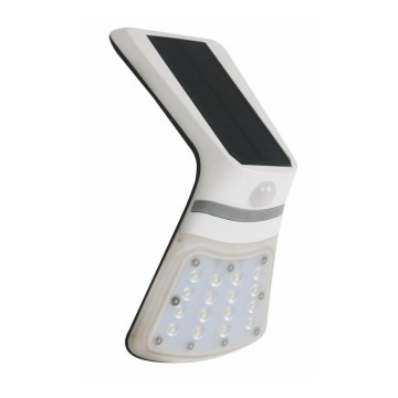 LED solcellsvägglampa med sensor LED/2W/3,7V 1200 mAh IP65