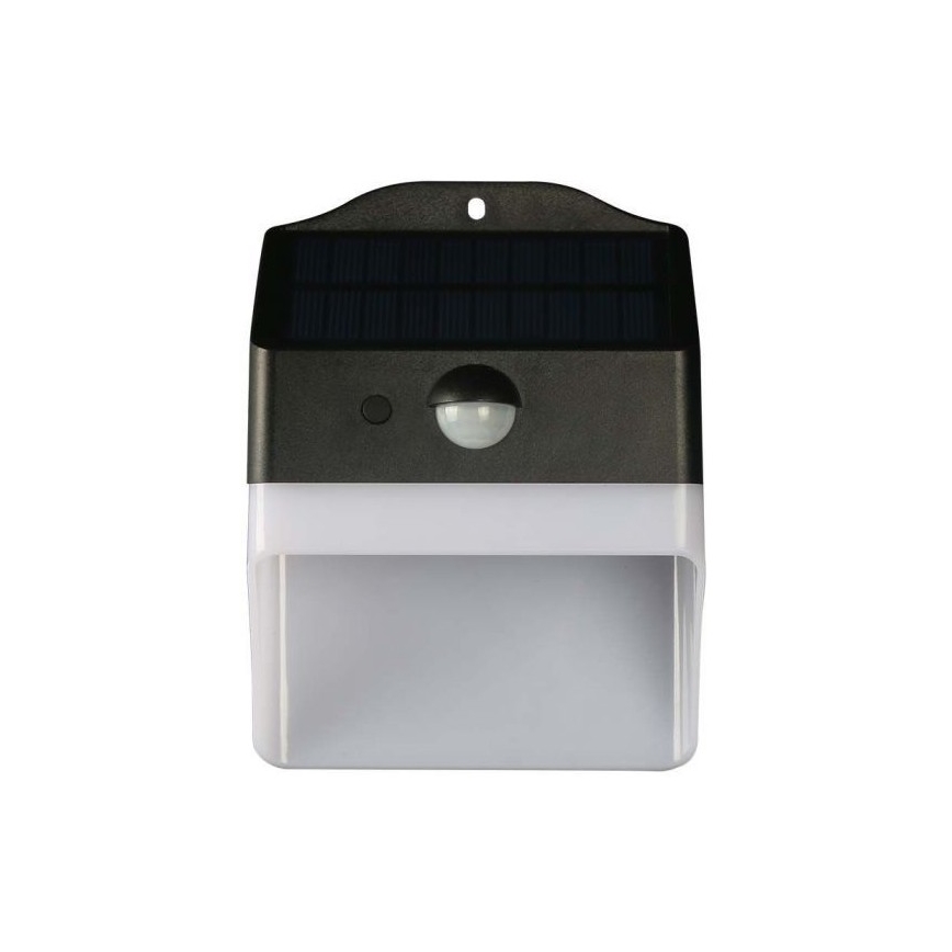 LED Solcellsvägglampa med sensor LED/2W/3,7V 4000K IP65 1200 mAh