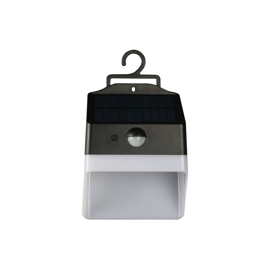 LED Solcellsvägglampa med sensor LED/2W/3,7V 4000K IP65 1200 mAh