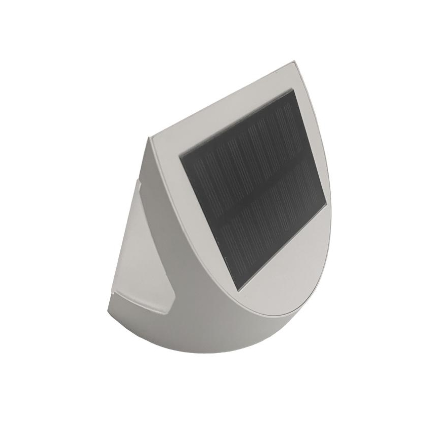 LED solcellsdriven vägglampa med sensor LED/3W/3,7V 3000/4000K 1200 mAh IP54 vit