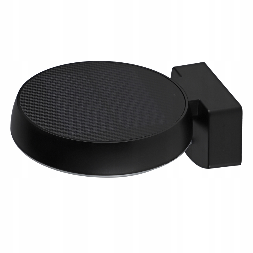 LED dimbar solcellsdriven vägglampa med sensor LED/3W/3,7V 1800 mAh IP54 svart