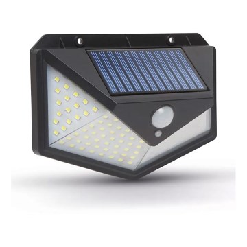 LED solcellsvägglampa med sensor LED/5W/5,5V IP65 1200 mAh