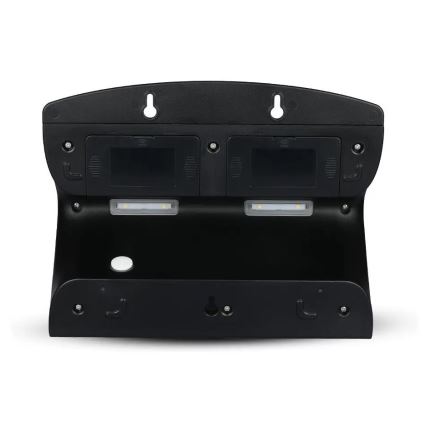 LED solcellsvägglampa med sensor LED/7W/3,7V 4000K IP65 4000 mAh svart