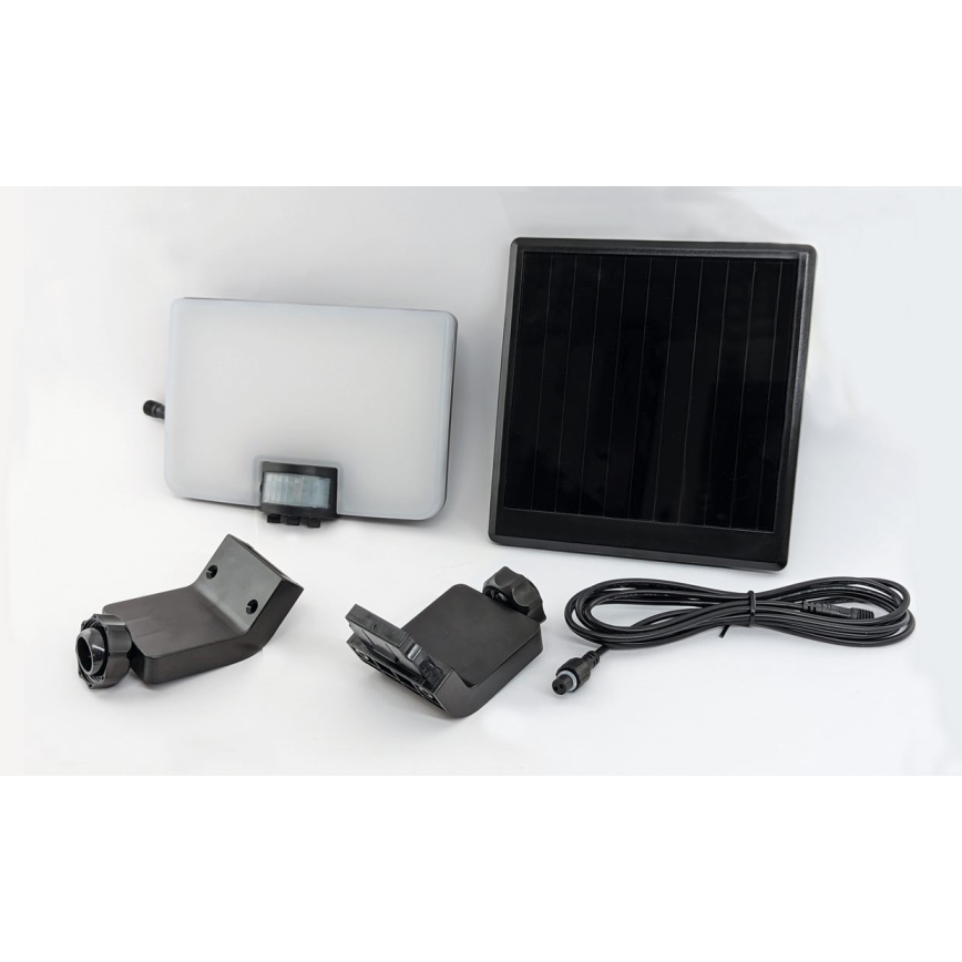 LED solcellsvägglampa med sensor LED/8W/3,7V 2000 mAh IP54