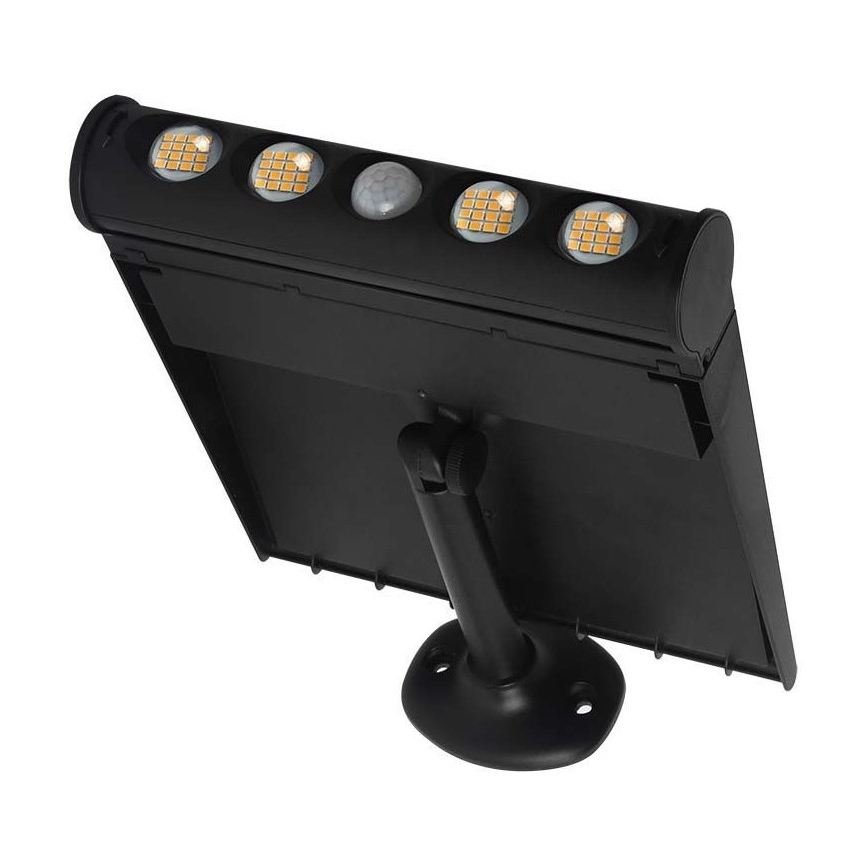 LED solcellsvägglampa med sensor LED/8W/3,7V IP65 3000K 4000 mAh