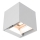 LED solcellsvägglampa med sensor LED/9W/3,7V 3000/4000/5000K IP65 2600 mAh vit