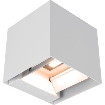 LED-solcellsvägglampa med sensor LED/9W/5V 3000/4000/5000K IP65 2600 mAh vit