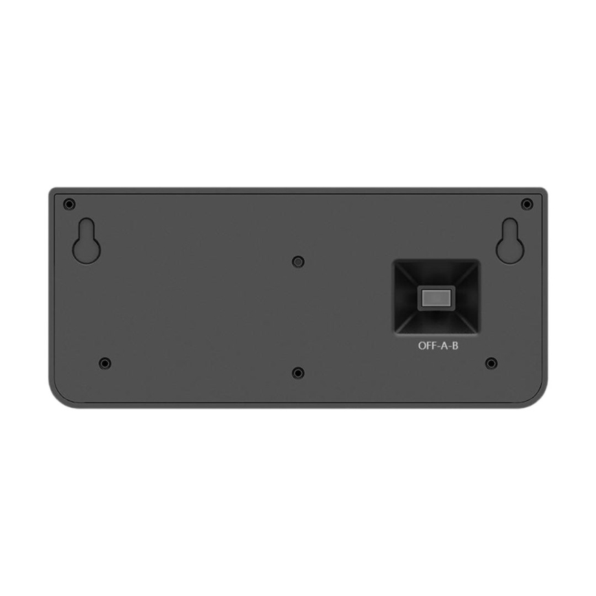 LED solcellsvägglampa med sensor LINK LED/5W/3,7V 2000 mAh IP65 svart