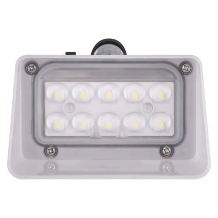 LED Solcellsvägglampa med sensor LUMI LED/3,7W IP65 svart