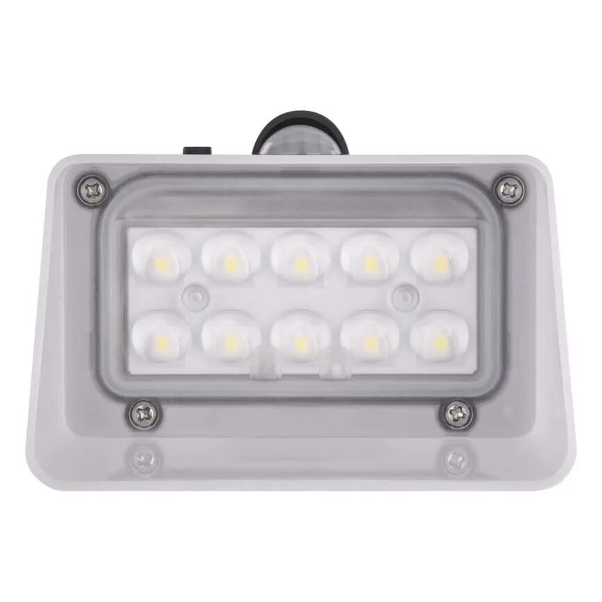 LED Solcellsvägglampa med sensor LUMI LED/3,7W IP65 svart