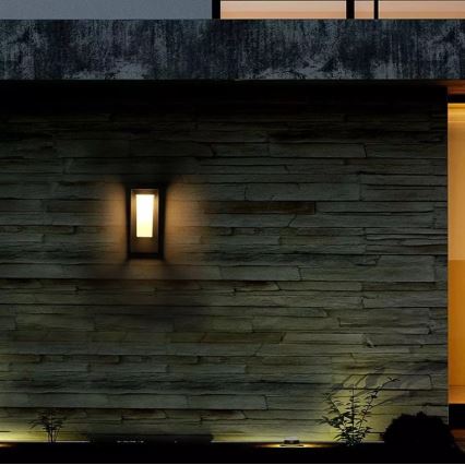 LED Solcellsvägglampa med sensor SAMSUNG CHIP LED/2W/3,7V IP65 2600 mAh