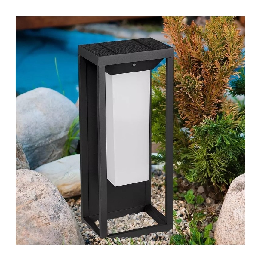 LED Solcellsvägglampa med sensor SAMSUNG CHIP LED/2W/3,7V IP65 2600 mAh