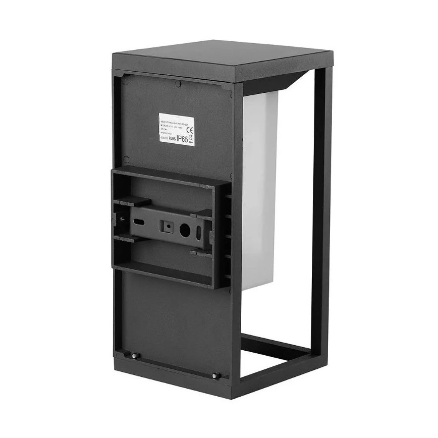 LED Solcellsvägglampa med sensor SAMSUNG CHIP LED/2W/3,7V IP65 2600 mAh