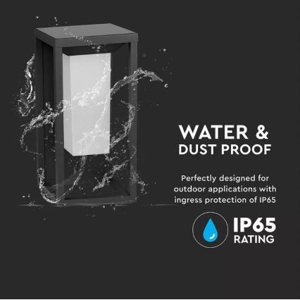 LED Solcellsvägglampa med sensor SAMSUNG CHIP LED/2W/3,7V IP65 2600 mAh