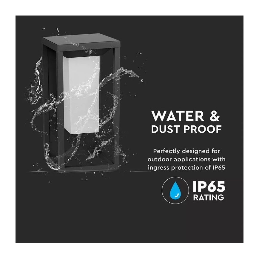 LED Solcellsvägglampa med sensor SAMSUNG CHIP LED/2W/3,7V IP65 2600 mAh