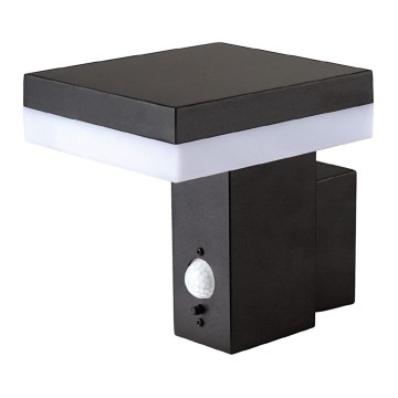 LED Solcellsvägglampa med sensor SOLARIS2 LED/5,5W/3,7V 4000K IP44 2600 mAh