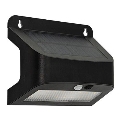 LED-solcellsvägglampa med sensor SOLTO LED/6W/3,7V 4000K IP54 2400 mAh svart
