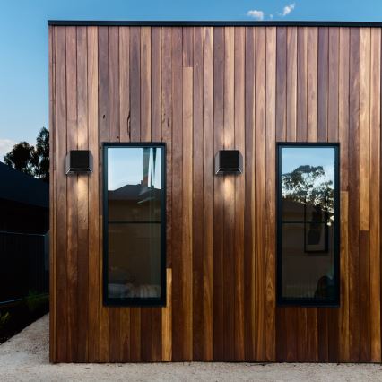 LED Solcellsvägglampa WINGS LED/2W/1200 mAh 3,7V 3000K IP54 svart