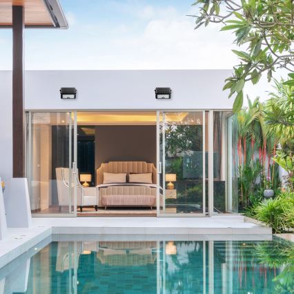 LED solcellsspot med rörelse- och skymningssensor EPAD LED/5W/3000 mAh 3,7V 4000K IP65